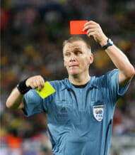 Le 3e carton jaune de Graham Poll