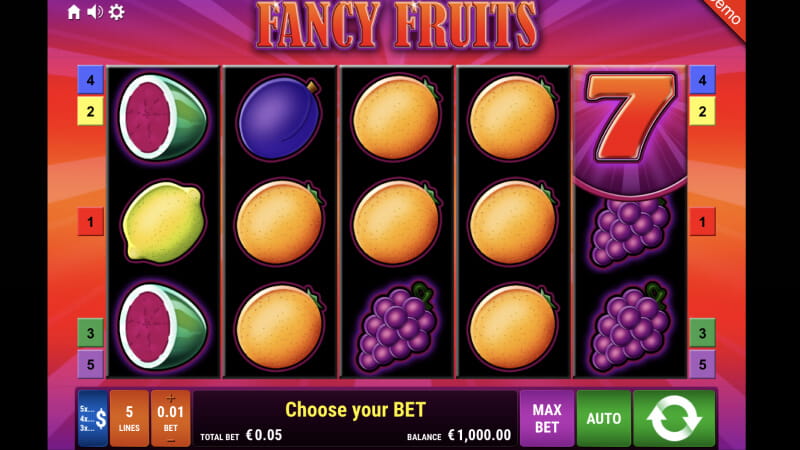 Fente de Fruits Fantaisie