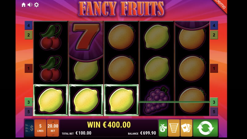 Fente de Fruits Fantaisie