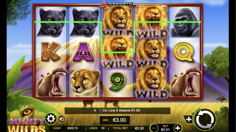 Emplacement Mighty Wilds