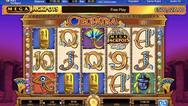 Machine à sous MegaJackpots Cleopatra