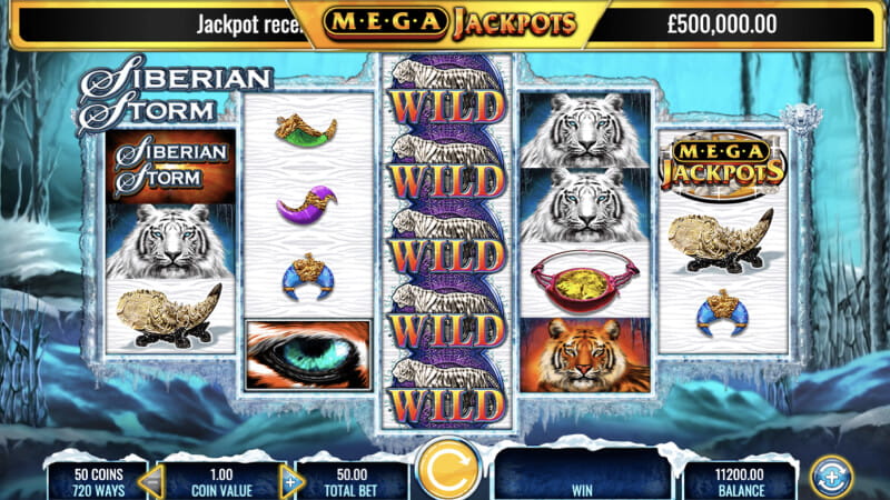 Machine à sous MegaJackpots Siberian Storm