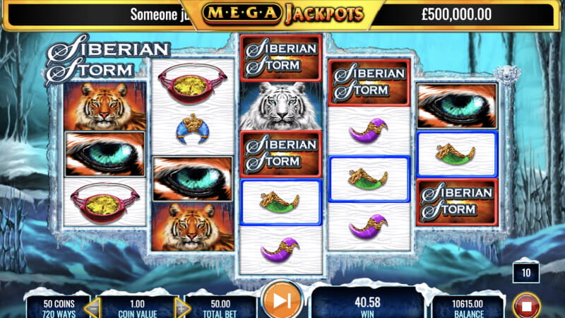 Machine à sous MegaJackpots Siberian Storm