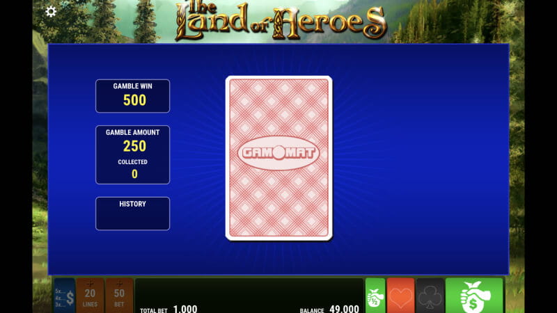 La machine à sous Land of Heroes