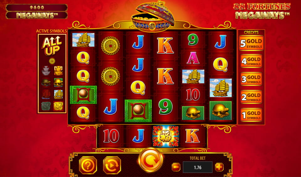 Machine à sous 88 Fortunes Megaways