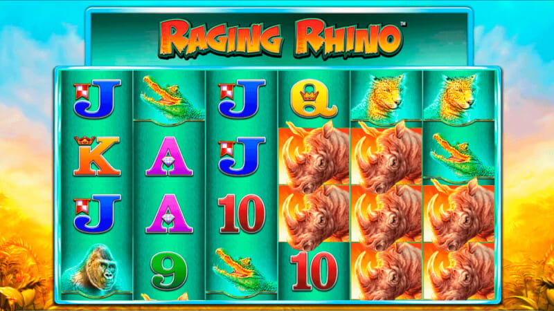 Machine à Sous Raging Rhino