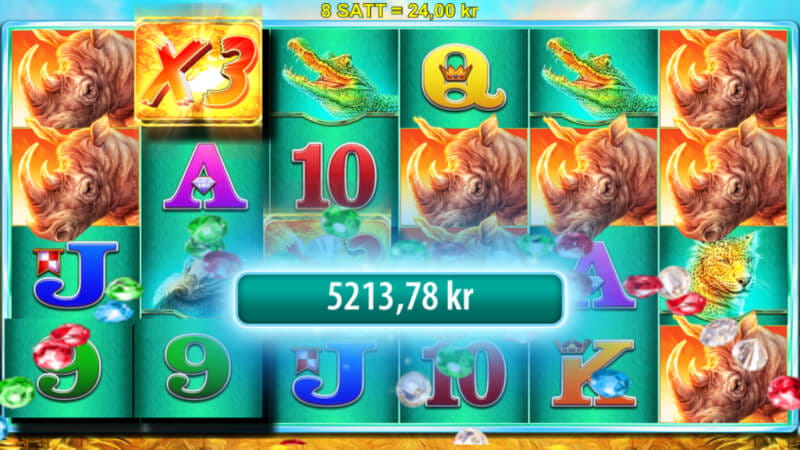 Machine à Sous Raging Rhino